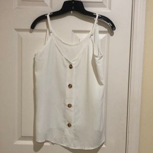 Camisole/tank with large buttons Medium